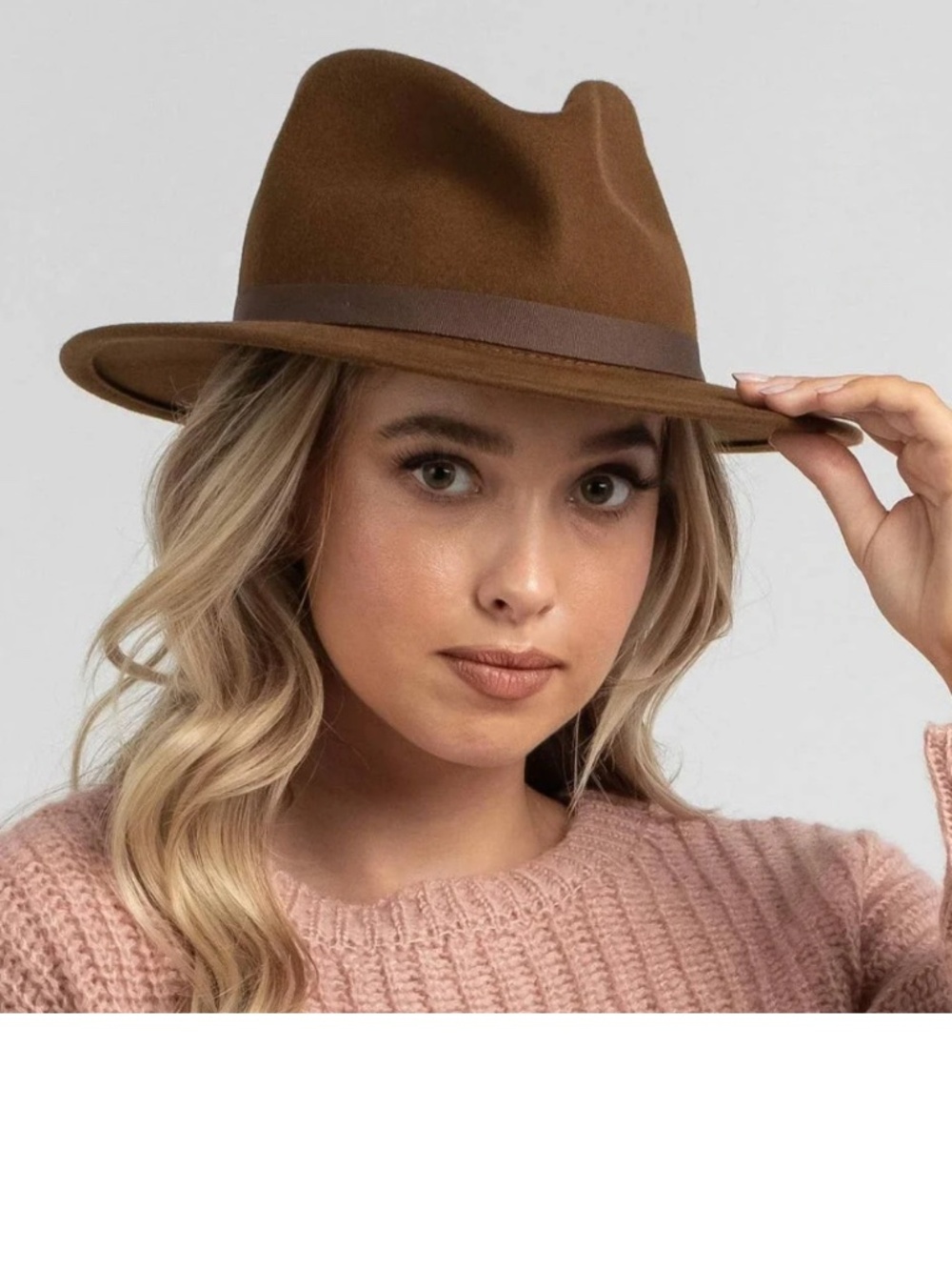 Brixton Messer Packable Wool Felt Fedora Hat